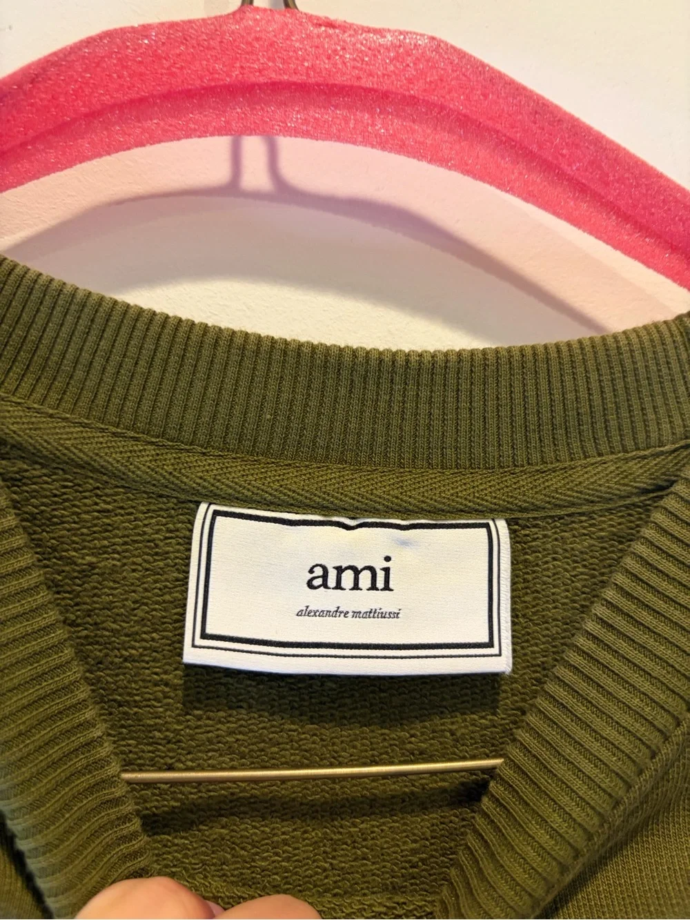 Ami Alexandre Mattiussi classic olive